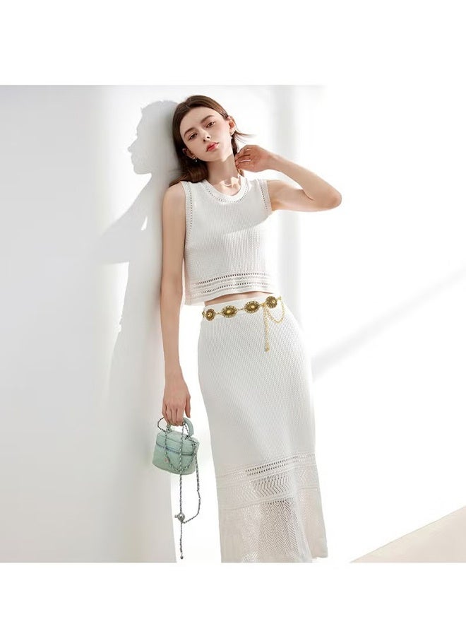 اتش واي حزام كونشو معدني غربي للنساء ، حزام خصر بوهو راعية البقر للفساتين والجينز والسراويل - Image 3