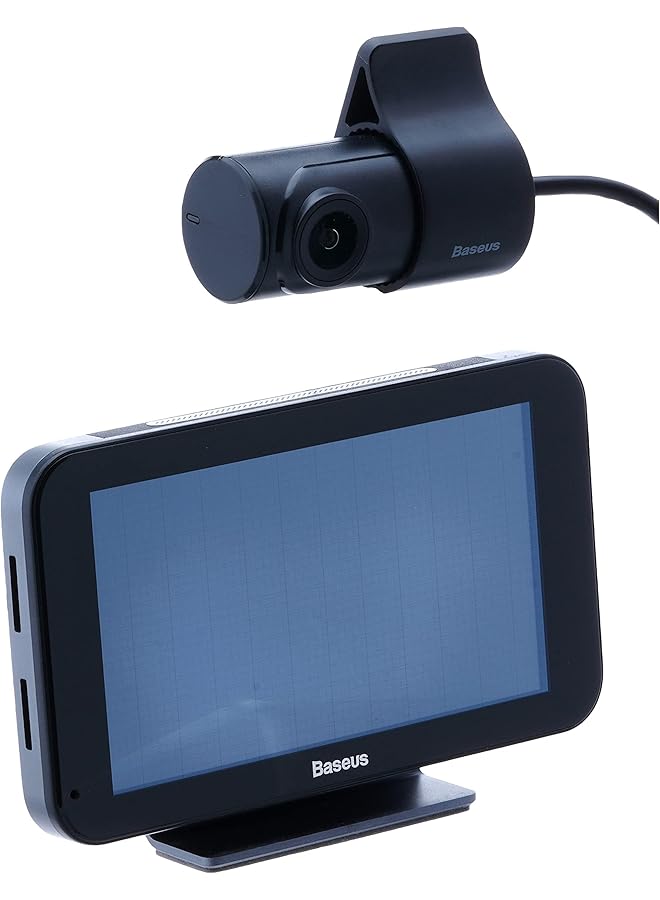 Baseus Cloud Voice Car Video Recorder (Built-In Tmall Genie +4.39 Inchestouch Screen +4G System +Ahd1080P) - Black - Image 1