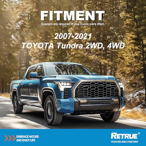 RETRUE Rear Air Bags Suspension Kit for Toyota Tundra 2007-2021 Truck Towing, 5000 Lbs of Load Leveling Capacity, Replacement for Firestone 2445 Ride Rite Airbags for Trucks Rear Suspension - Image 2