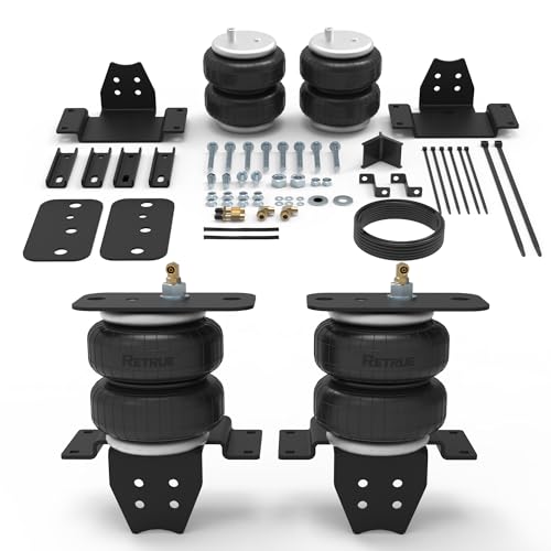 RETRUE Rear Air Bags Suspension Kit for Toyota Tundra 2007-2021 Truck Towing, 5000 Lbs of Load Leveling Capacity, Replacement for Firestone 2445 Ride Rite Airbags for Trucks Rear Suspension - Image 1