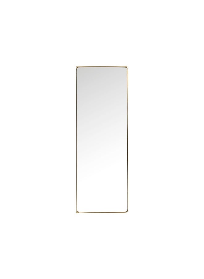 KARE - Mirror Curve Rectangular Brass - Image 1
