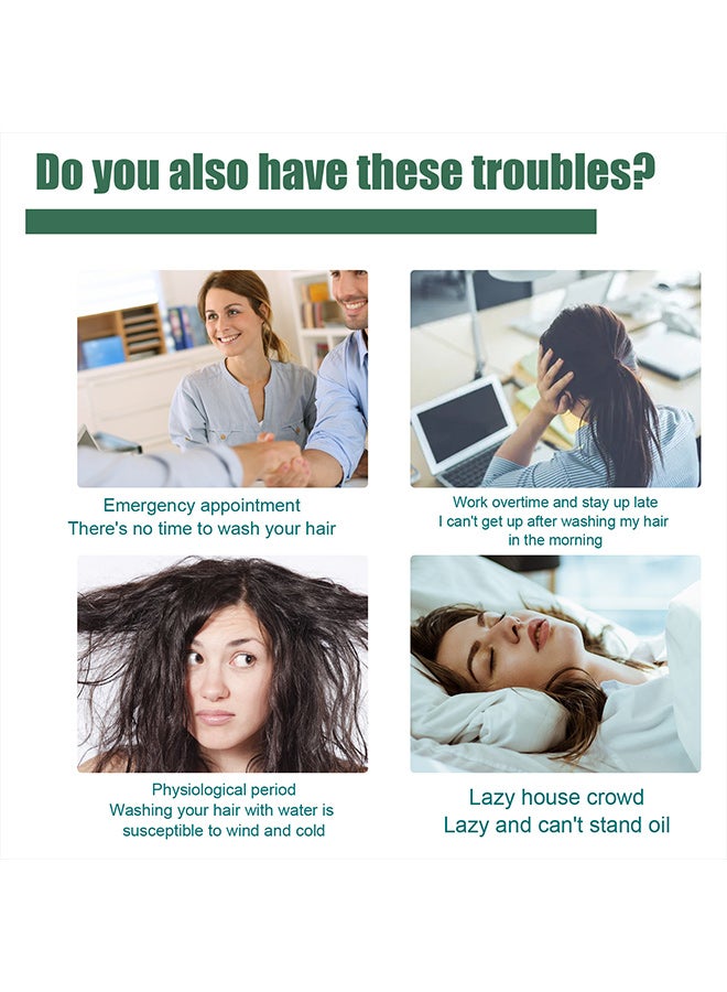 إيلهو بخاخ للشعر الجاف بدون غسل، رقيق وتصفيف، بدون شطف لإزالة الشعر الدهني - Image 3