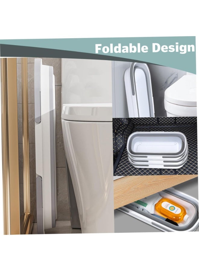 20L Foldable Bucket with Wheels – Collapsible Silicone Water Container for Cleaning, Car Wash, Camping & Travel - Image 3