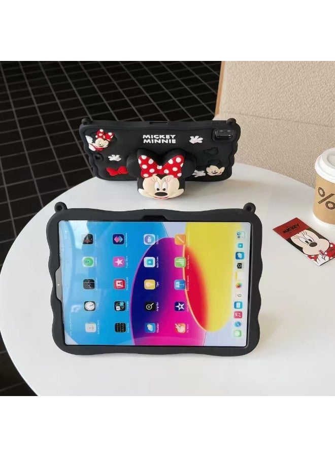 Cartoon 3D Silicon Handle Stand Cover For iPad 9th/8th/7th Generation (2022/2021/2020/2019 Model, 10.2 inch) - Image 2