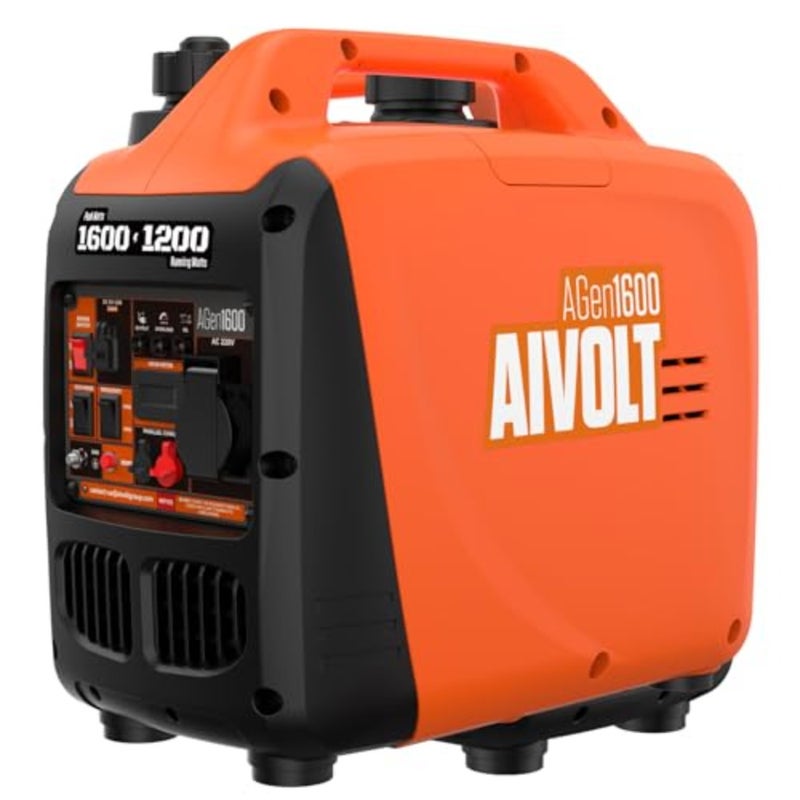 1600W Portable Inverter Generator, Pure Sine Wave, Super Quiet and Lightweight 12kg,50/60Hz, For Home Backup, Camping, Outdoor - Image 2
