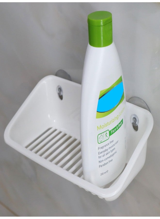 EIKS Storage Basket Organizer Shelf with Suction Cup for Bedroom Office Laundry Room - Image 3
