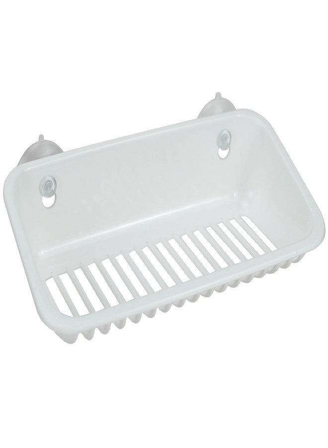 EIKS Storage Basket Organizer Shelf with Suction Cup for Bedroom Office Laundry Room - Image 1
