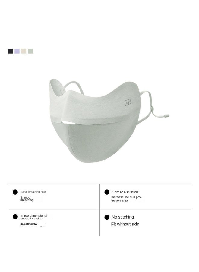 Bananain Silver Skin 302 Standard Unisex Sunscreen Four-season Mask Antibacterial - Image 4