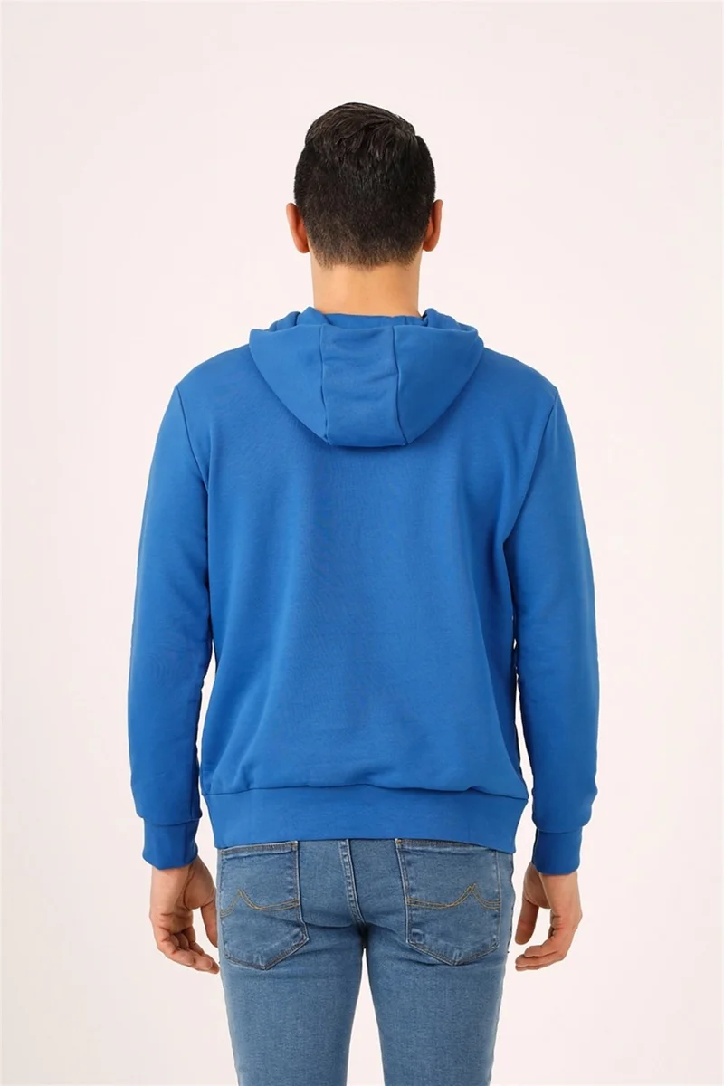 دوفي Saks Men's Regular Fit Hooded Sweatshirt