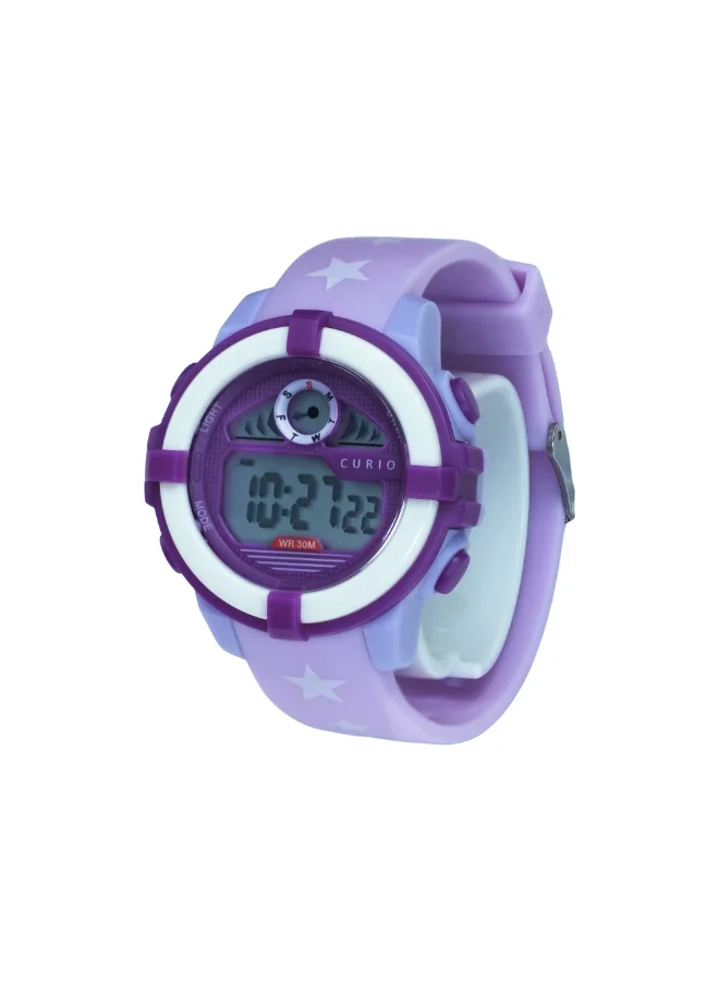 Curio Kids's Plastic Digital Watch CU-8210L-4 - 36 mm