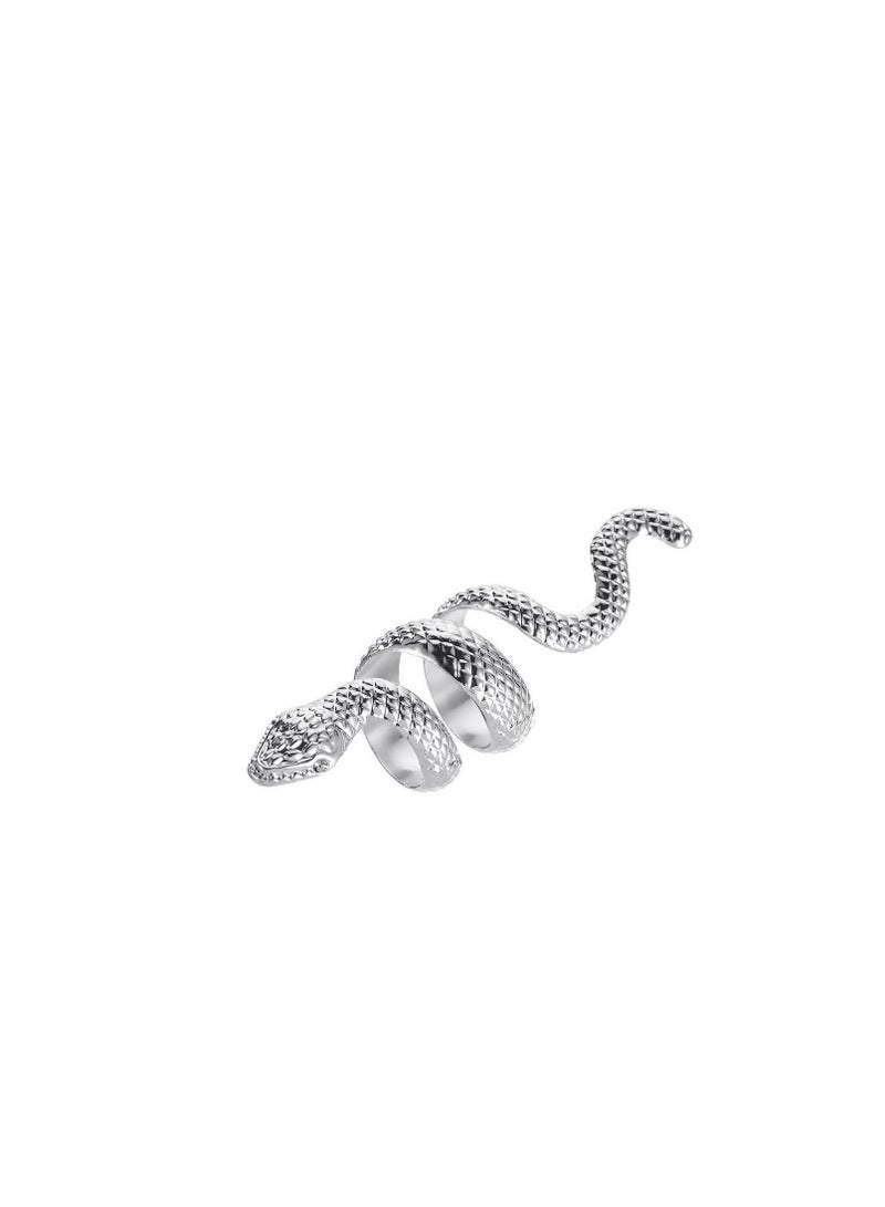 Punk Snake Animal Retro Exaggerated Ring - Image 2