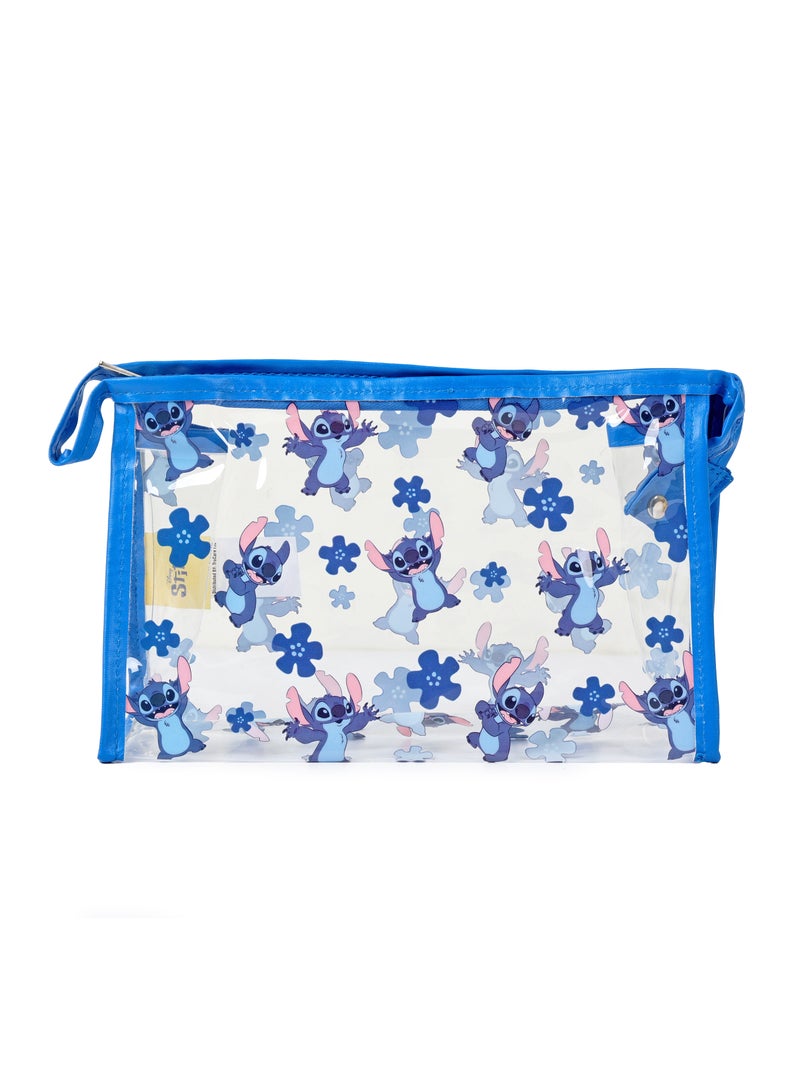 Disney Stitch Transparent Cosmetic Bag - Image 1
