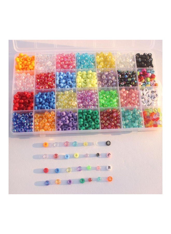 NIBEMINENT 1400-Piece DIY Pony And Letter Bead Set - Image 3