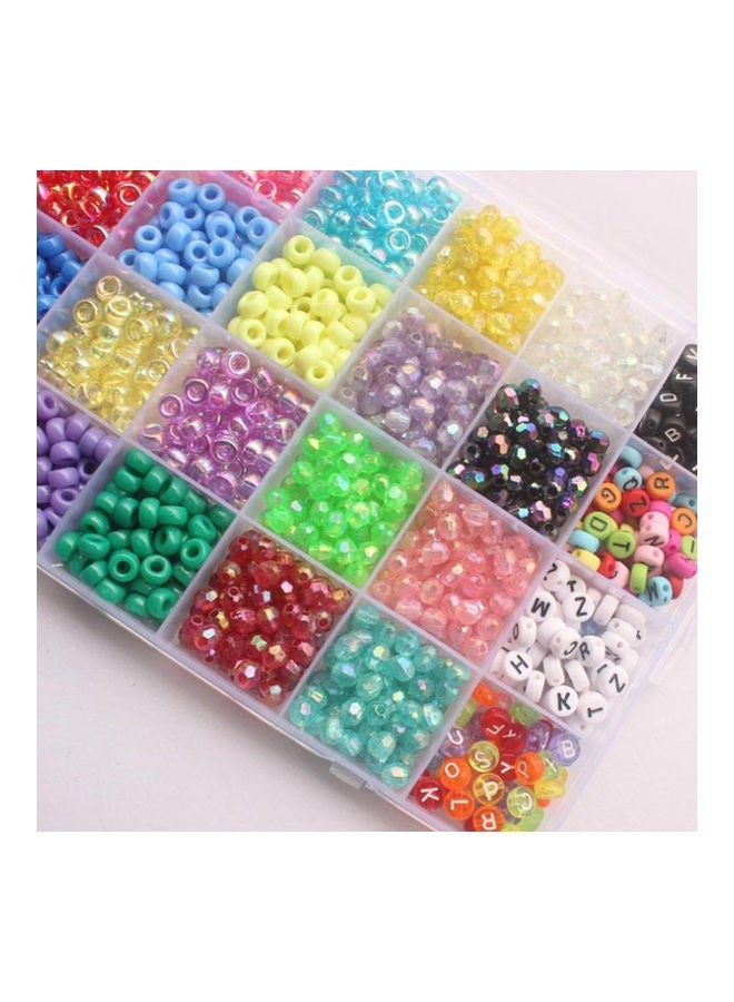NIBEMINENT 1400-Piece DIY Pony And Letter Bead Set - Image 2