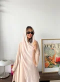 Lusin Abaya peach