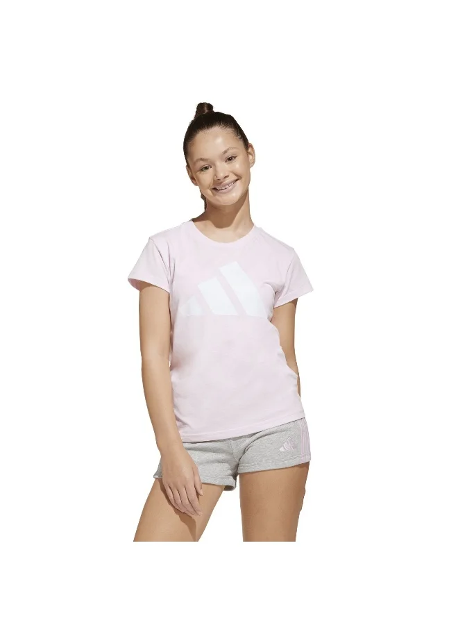 Adidas Adidas Jg Bl Tee 160 Pink Training T-Shirts For Junior 7-8Y