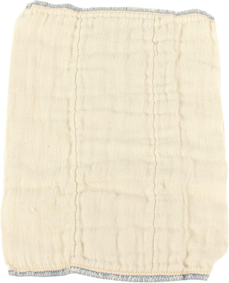 OsoCozy Unbleached Prefold Cloth Diapers 100% Cotton, Durable, Soft, Absorbent, Sustainable & Economical - dims, Fits size range. - (Size) - Image 2