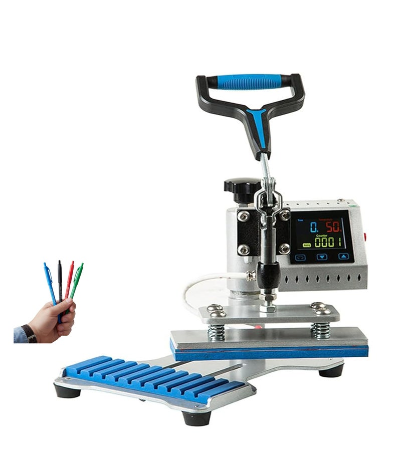 10 Slot Digital Pen Heat Press Machine 360° Rotation – Sublimation Pen Transfer Printing Machine for Plastic Pens, Pencils & Logo Stamping - Image 1