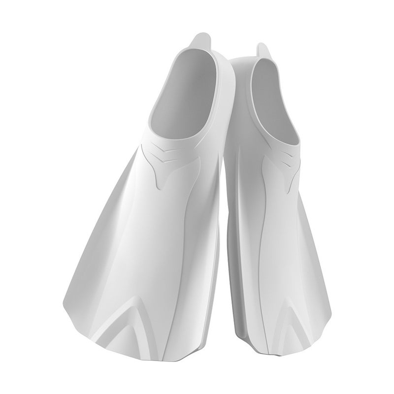 Generic New Finger Shoes Silicone Swimming Finger Shoes Swimming Flippers Diving Training Finger Shoes Diving Breaststroke Children Swimming Flippers FS200-White