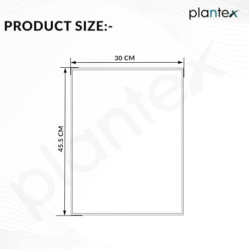 Plantex Frameless Rectangle Mirror for Wall/Mirror with Beveled Smooth Edges for Bathroom/Dressing Room/Living Room/Bedroom/Entryway - (18x12 Inch) - Image 5