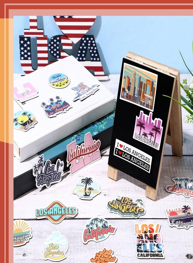 Konohan 30 Pcs Los Angeles Souvenirs Gifts Los Angeles Magnet for Refrigerator City Magnetic Fridge Stickers for Home Decoration - Image 5