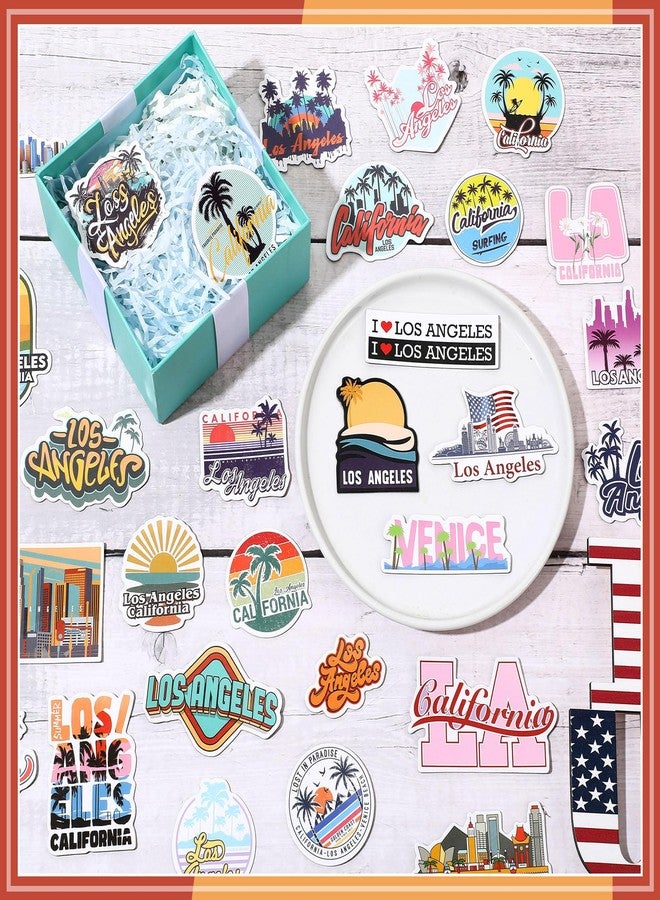 Konohan 30 Pcs Los Angeles Souvenirs Gifts Los Angeles Magnet for Refrigerator City Magnetic Fridge Stickers for Home Decoration - Image 3