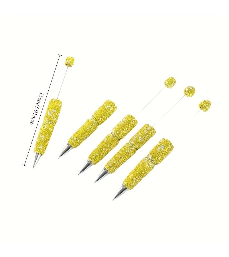 Blue Full Diamond Ballpoint Pens Creative Writing Office Pack Of 5 - Image 2