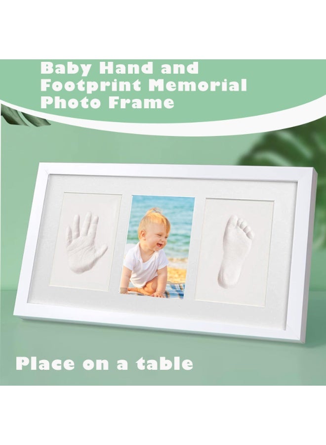Baby Handprint and Footprint Kit, Clay Hand Print Nursery Picture Frame for Newborn, Baby Keepsake Frame, Hand Print Mold Kit, New Mom Gifts, Baby Shower Gifts for Girls Boys - Image 2