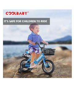 Cool Baby Style Kids Bike with Hand Brake and Basket for Ages 3-12 Years 12 Inch Princess Bikes Bicycles with Training Wheels and Fenders Children Bicycle  - Image 2