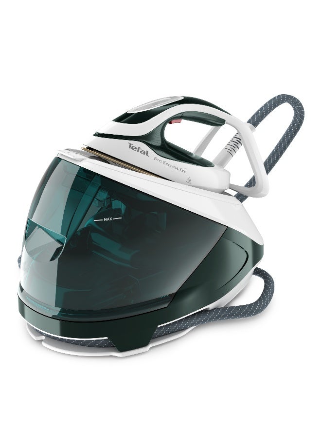 TEFAL Pro Express Renew | Steam Generator Iron | Energy-Saving Eco-Designed Steam Station | 7.5-bar pressure | 1.8L Water Tank Capacity | 2200W | GV9E21G0 1.8 L 2200 W GV9E21G0 Black & White - Image 1