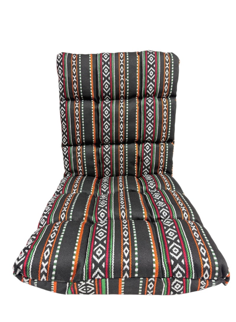 HIGH BACK CHAIR | Lightweight Foldable Camping Chair | Portable Polyester Outdoor Chair with Steel Frame | Durable Sand-Proof Design for Travel, Beach & Garden - Image 1