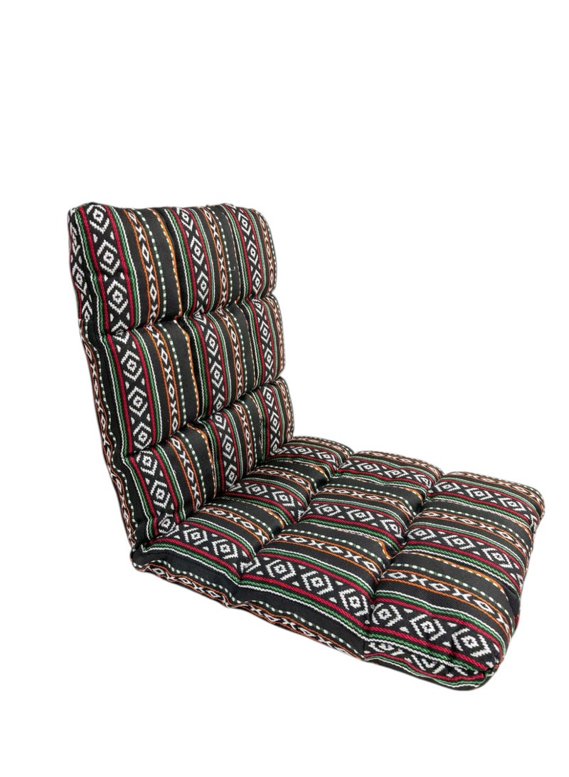 HIGH BACK CHAIR | Lightweight Foldable Camping Chair | Portable Polyester Outdoor Chair with Steel Frame | Durable Sand-Proof Design for Travel, Beach & Garden - Image 3