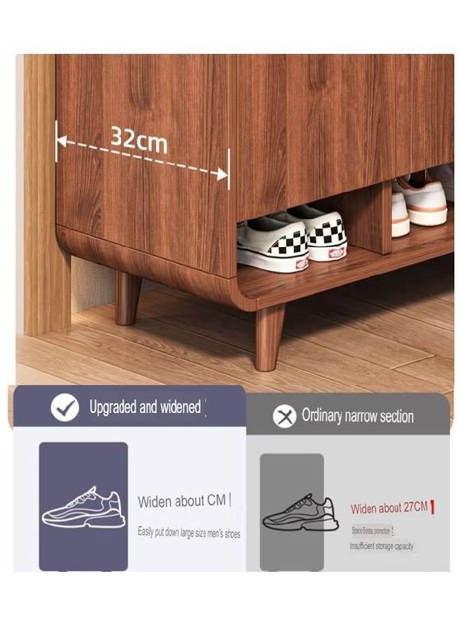 إن كي أكس خزانة أحذية فاخرة متعددة الوظائف للمدخل وأدراج تخزين 120 سم - Image 3