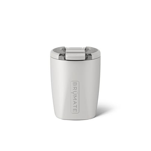 BrÃ¼Mate BrüMate Rocks 100% Leak-Proof 12oz Insulated Lowball Cocktail & Whiskey Tumbler - Double Wall Vacuum Stainless Steel - Camping, Travel Tumbler & Cocktail Glass (Dune) - Image 1