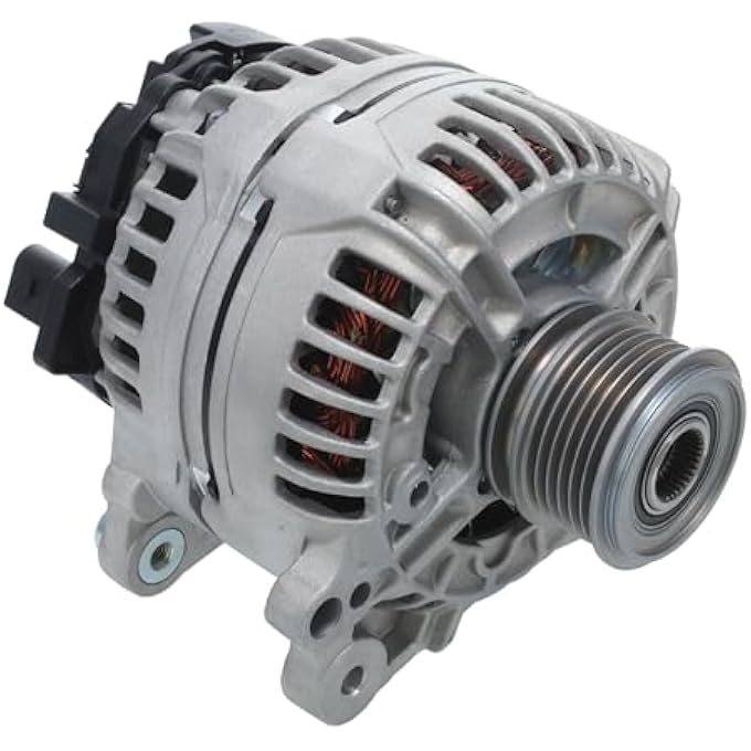 BOSCH AL0189N Original Equipment New Alternator - Compatible with Select Audi TT, TT Quattro; Volkswagen Beetle, Golf, Jetta, R32; 120 Amp - Image 1