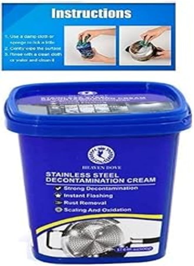 YOMNA YGT Stainless Steel Oven and Cookware Cleaning Paste, Multi-Purpose 500g 