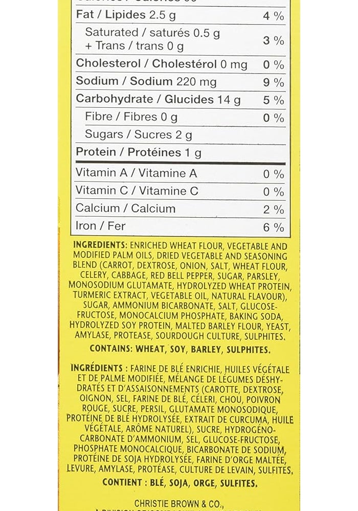 Christie Vegetable Thins Crackers - 200g - Image 2