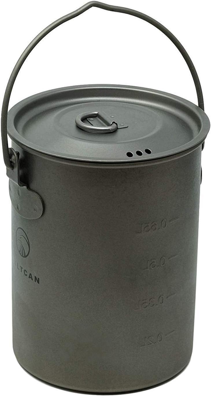 Valtcan 900Ml Titanium Pot Backpacking Mug 30Oz 0.95Qt - Image 4