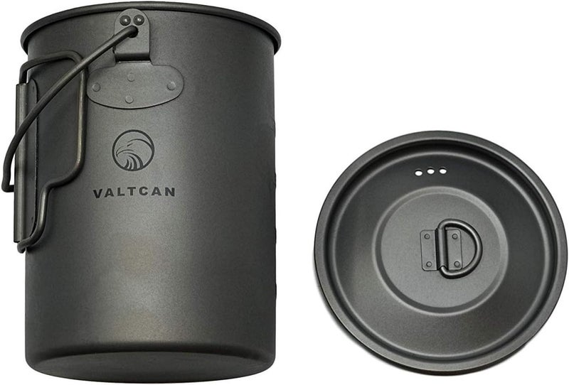 Valtcan 900Ml Titanium Pot Backpacking Mug 30Oz 0.95Qt - Image 3