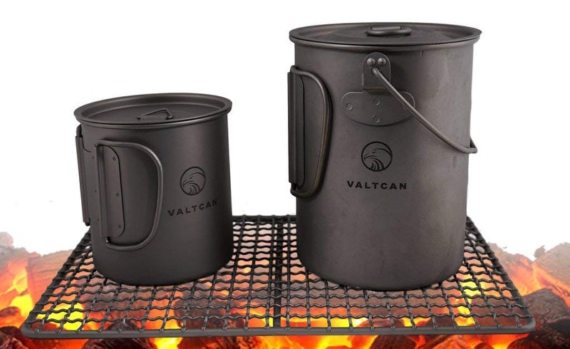 Valtcan 900Ml Titanium Pot Backpacking Mug 30Oz 0.95Qt - Image 5