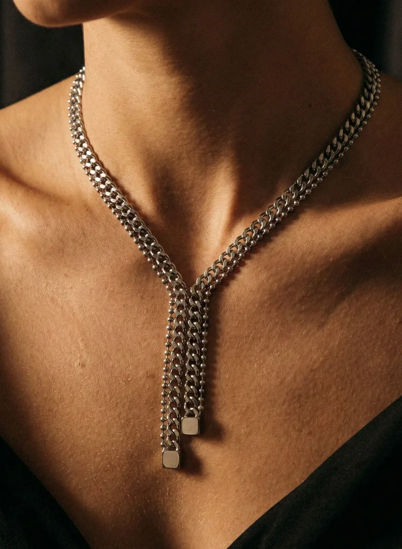 ليو جو قلادة ليو جو كوزمو فضية