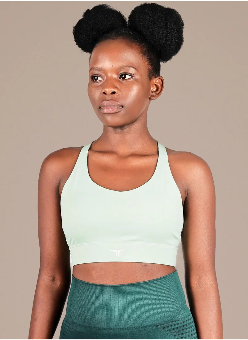 THUGFIT StrikeZone Spaghetti Sports Bra - Mint Green