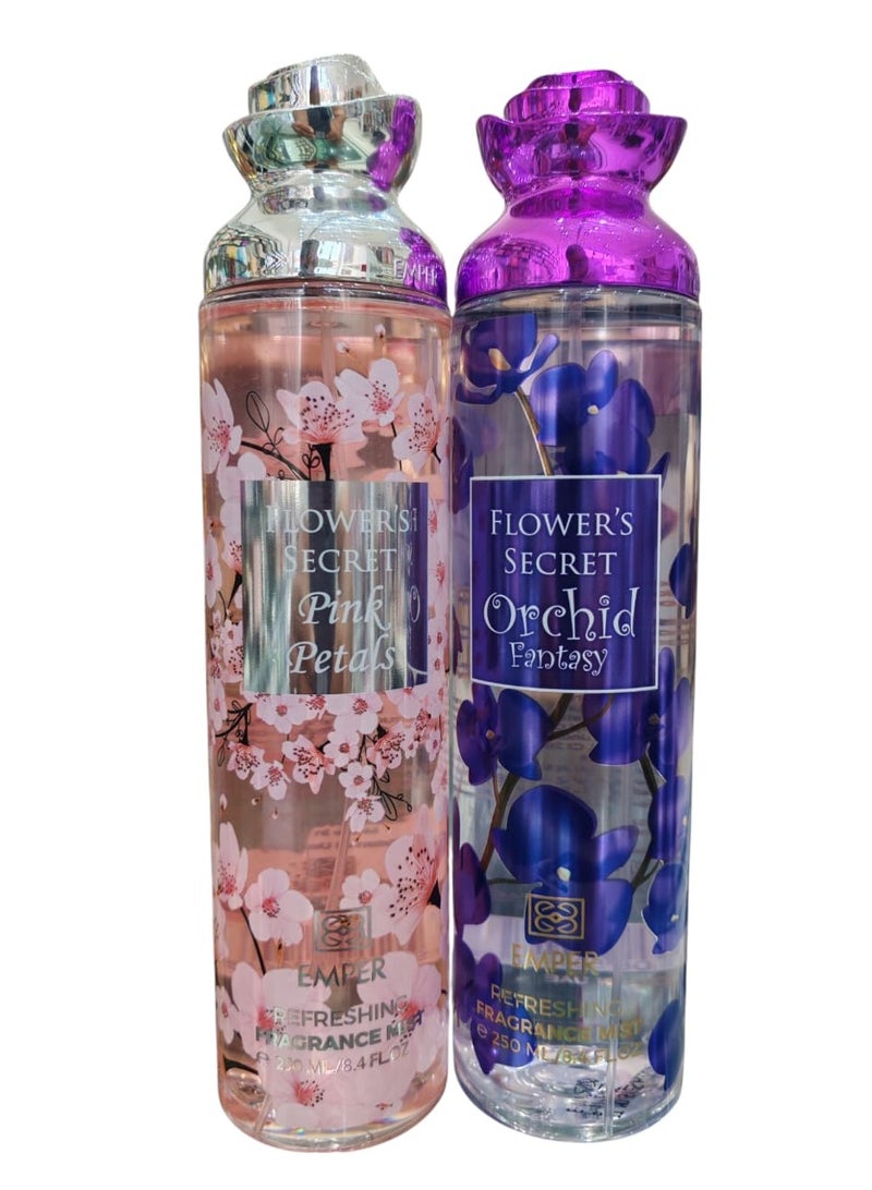 معطر جسم بينك بيتالس 250 مل مع  اوركيد فانتسي 250 مل