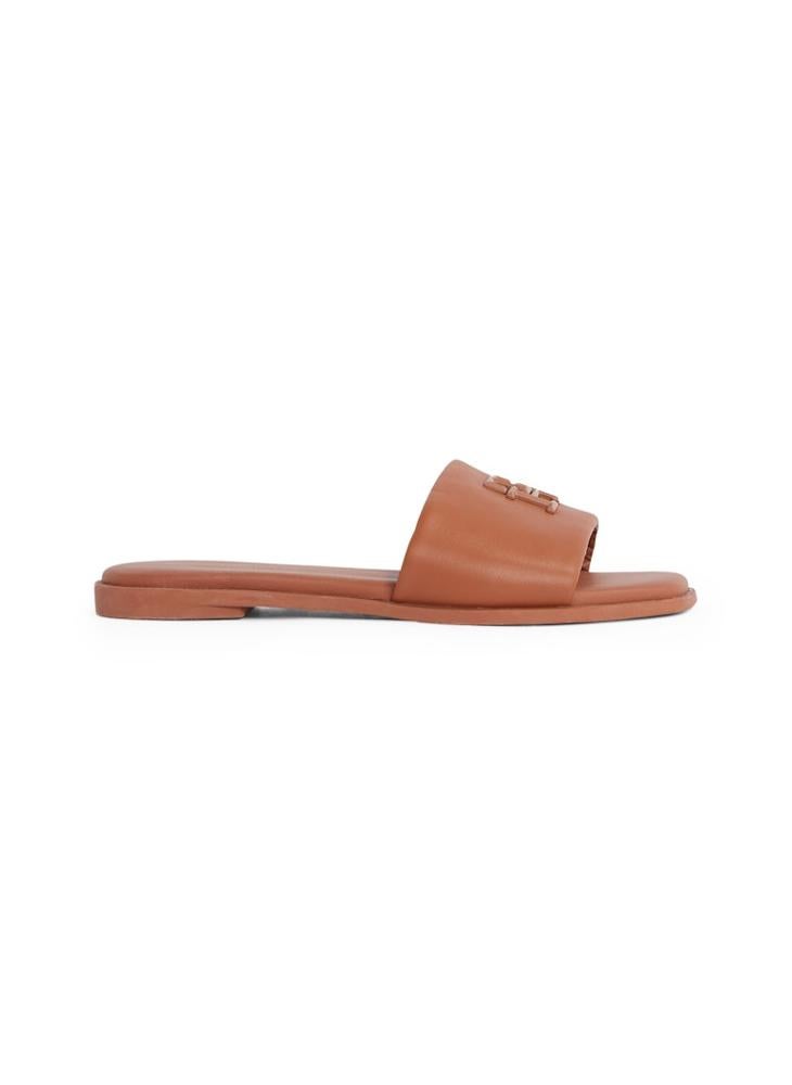 TOMMY HILFIGER Logo Hardware Leather Mule  - Image 1
