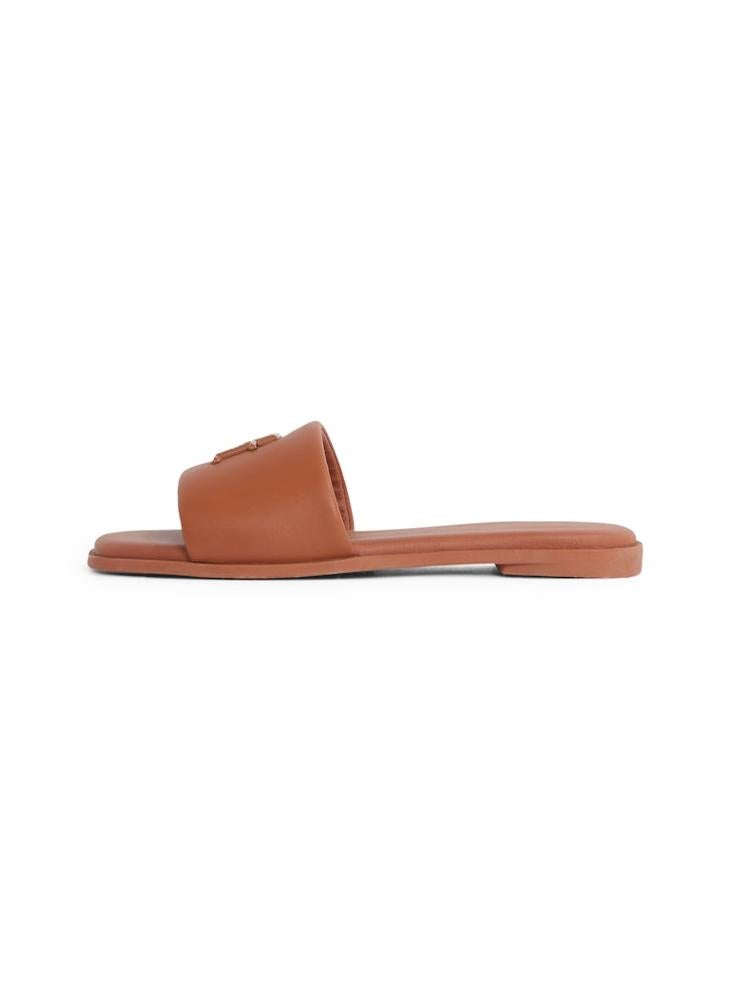 TOMMY HILFIGER Logo Hardware Leather Mule  - Image 2