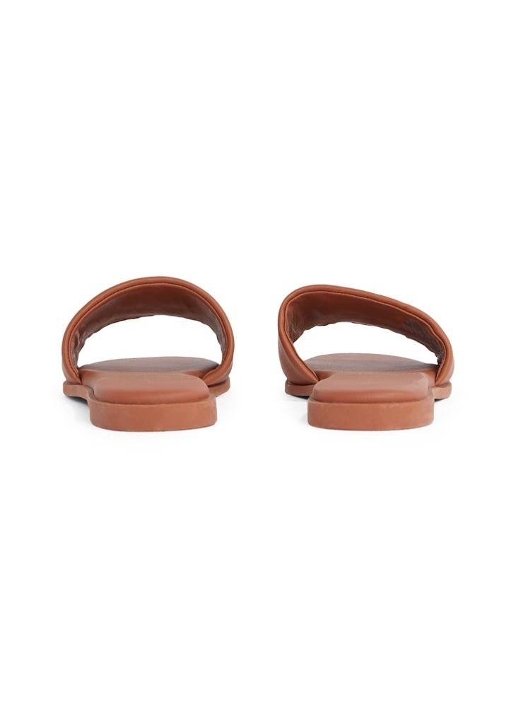 TOMMY HILFIGER Logo Hardware Leather Mule  - Image 3