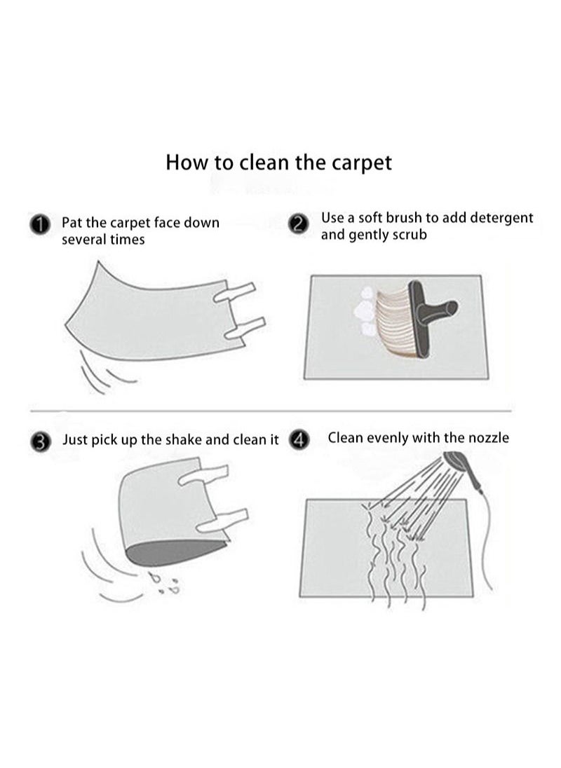 Sharpdo - Modern Style Area Rug Non-Slip Super Soft Touch Living Room Bedroom Kitchen Decoration Of Carpet Floor Rug Rectangular 200x300cm - Image 1