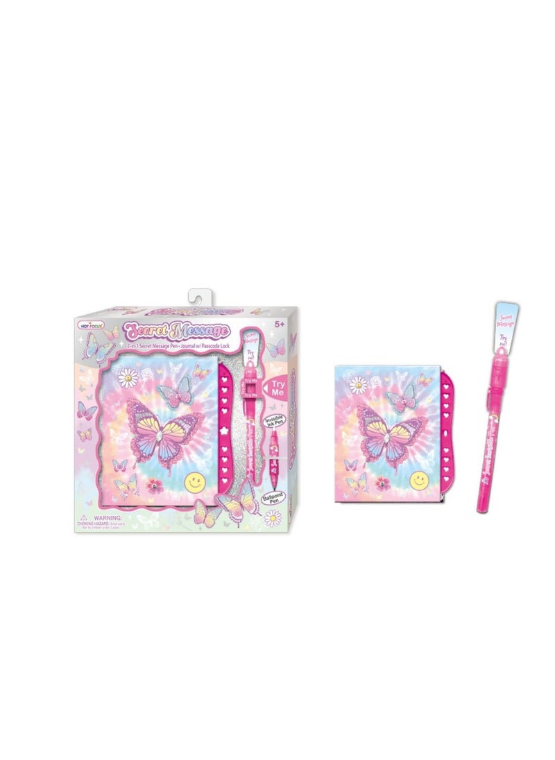Hot Focus Hot Focus Tie Dye Butterfly Secret Message  - Image 3
