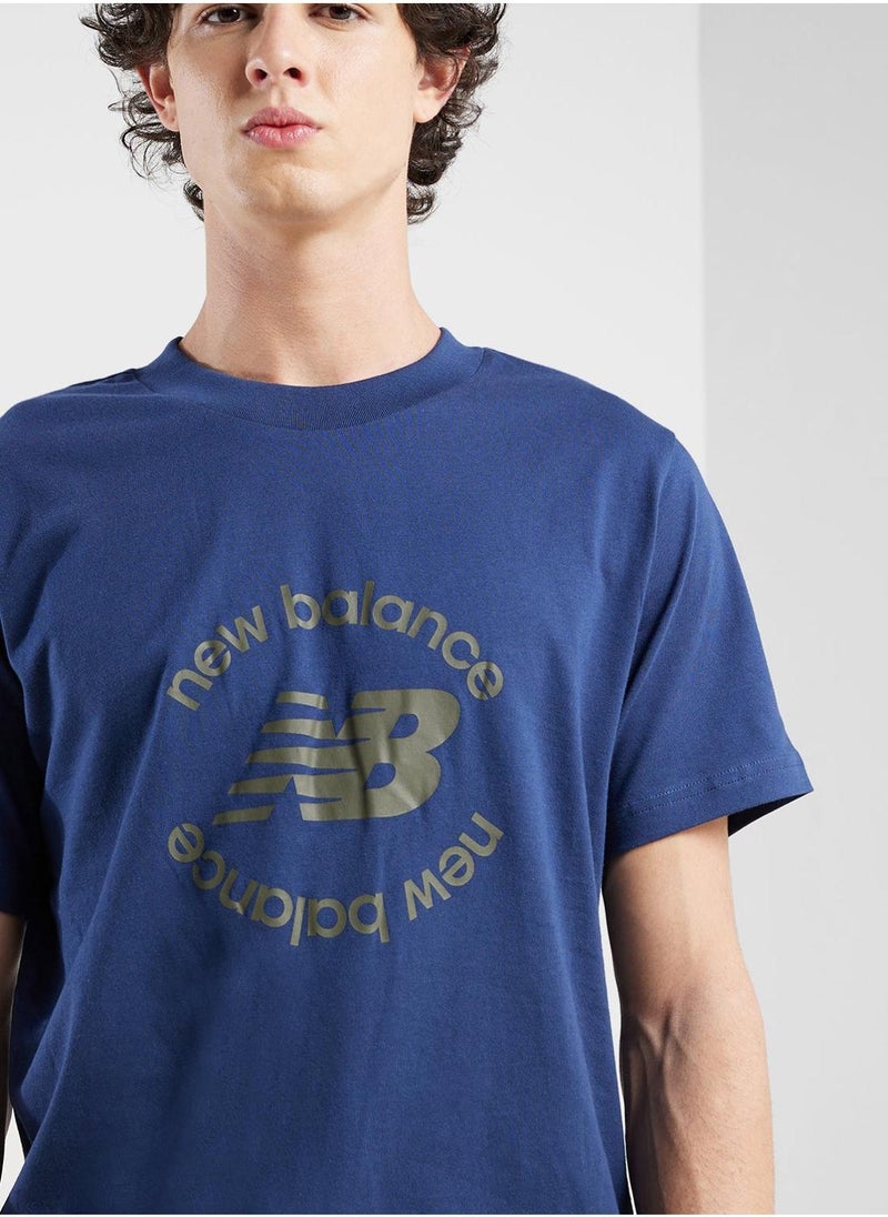 New Balance - Sport Round Graphic T-Shirt - Image 1