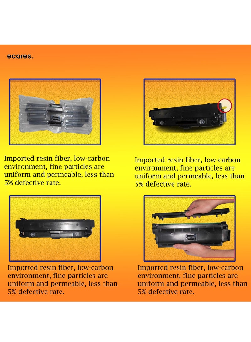 ECARES® 207A Compatible Toner Cartridge W2211 Color Laserjet Pro M255nw M255dw MFP M282nw M283fdn M283fdw Printer (Cyan) - Image 3